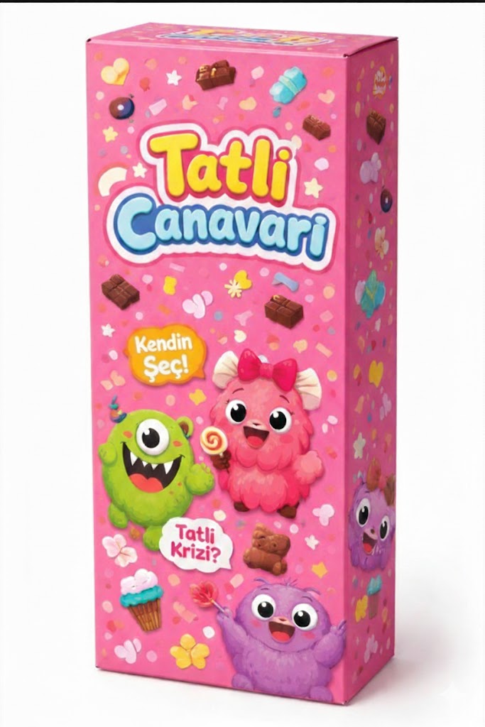 Tatlı Canavarı Pembe Kutu